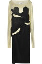 Maison Margiela ワンピース&ドレス スプライスジャージーミディドレス