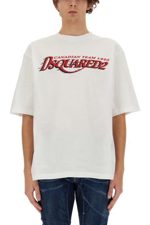 Dsquared2 シャツ ロゴ入りTシャツ