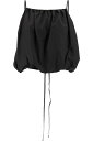 Low Classic トップス コットンブレンドの背中が開いた黒のボリュームのあるトップ女性(4)