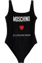 Moschino 水着 「in Love We Trust」ワンピース水着