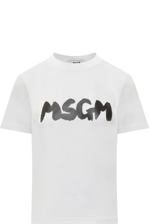 MSGM Tシャツ ロゴ入りT