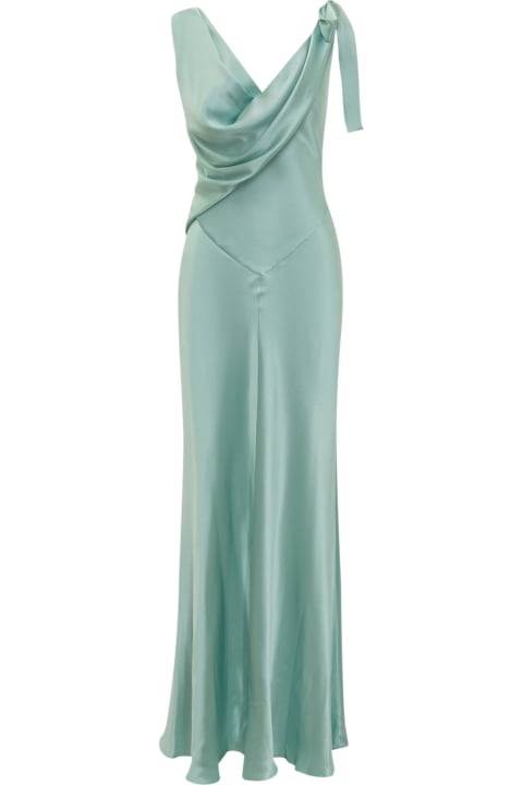 Alberta Ferretti ワンピース&ドレス シルクサテンドレス