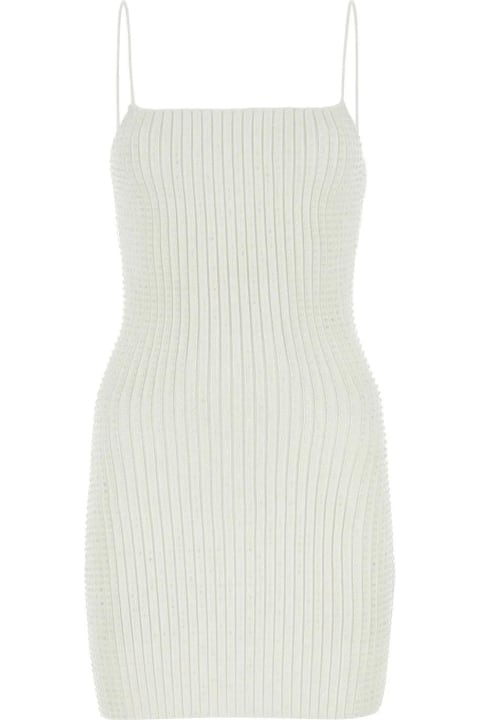 Alexander Wang ワンピース&ドレス ホワイト ストレッチ ナイロン ミニ ドレス