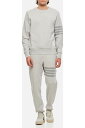Thom Browne スウェットパンツ クラシック 4 バー ストライプ コットン スウェットパンツ