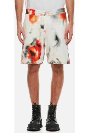 Alexander McQueen ショートパンツ コットンプリントショーツ Alexander McQueen ショートパンツ コットンプリントショーツ