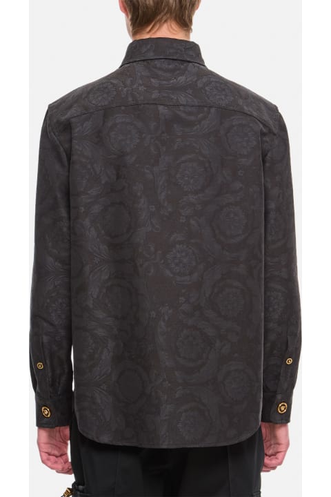 Versace ボトムス ブルゾン バロックジャガード コットン