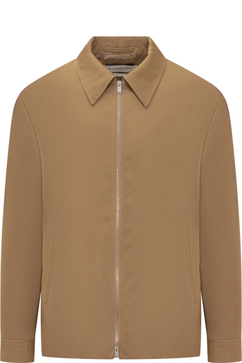 Lanvin ジャケット ロゴ入りテーラードブルゾン