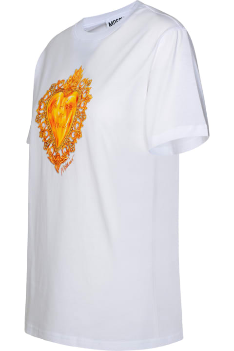 Moschino Tシャツ ホワイトコットンTシャツ 2