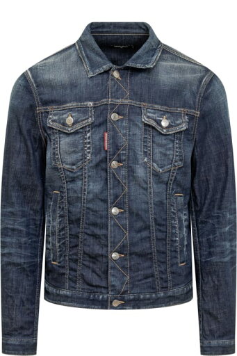 Dsquared2 ジャケット ダーククリーンダンデニムジャケット Dsquared2 ジャケット ダーククリーンダンデニムジャケット