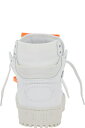 Off-White スニーカー 「3.0 Off Court」レザーとコットンのジップタイタグ付きホワイトロートップスニーカー 女性(4)