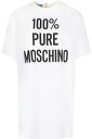 Moschino Tシャツ ロゴプリントTシャツミニワンピース