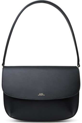A.P.C. トートバッグ サラ ブラック レザー バッグ A.P.C. トートバッグ サラ ブラック レザー バッグ