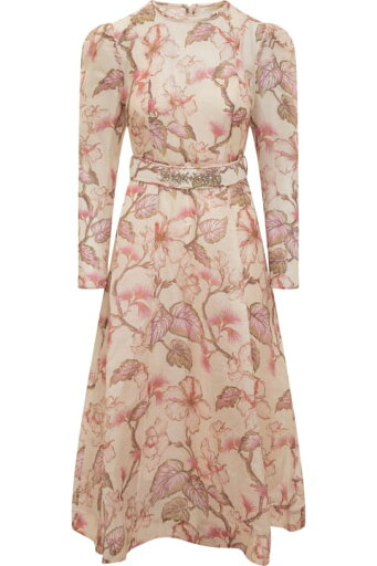 Zimmermann ワンピース&ドレス フローラルミディドレス Zimmermann ワンピース&ドレス フローラルミディドレス