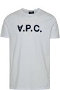 A.P.C. シャツ ホワイト コットン Vpc マキシ ロゴ T シャツ(4)