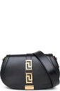 Versace トートバッグ ブラック レザー グレカ ゴッデス バッグ