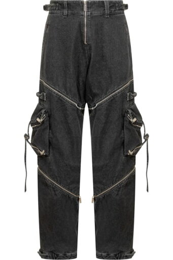Off-White ボトムス ジップデニムカーゴパンツ Off-White ボトムス ジップデニムカーゴパンツ