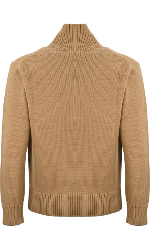 Laneus ニットウェア モックネックニットジャンパー