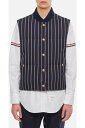 Thom Browne ベスト ウールストライプベスト