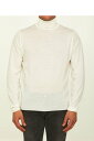 John Smedley フリース クリームメリノウール タートルネック
