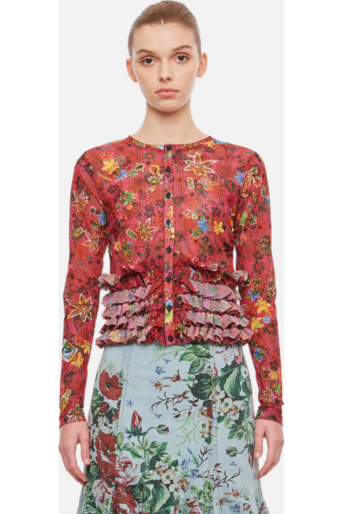 Molly Goddard カーディガン キャンディス メッシュ カーディガン