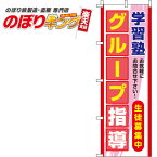 【全国一律送料341円】 グループ指導 赤のぼり旗 0270057IN 60cm×180cm