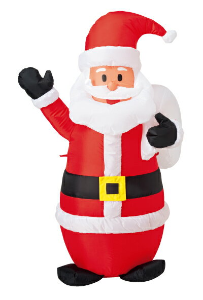 楽天市場 エアブロープレゼントサンタ M クリスマス クリスマス用品 クリスマスツリー ツリー パーティー 飾り オーナメント サンタ プレゼント のぼりキング