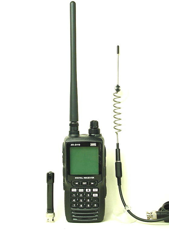 AOR AR-DV10/広帯域受信機(マルチバンドレシーバー)デジタル受信 アナログモード受信 ハンディ受信機 航空無線 高感度車内アンテナプレゼント中 (送料無料)