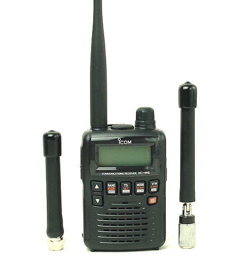 広帯域受信機 IC-R6(受信改造済)/アイコム/IC-R6とエアバンド専用アンテナのお得なセット　 (送料・代引手数料無料)