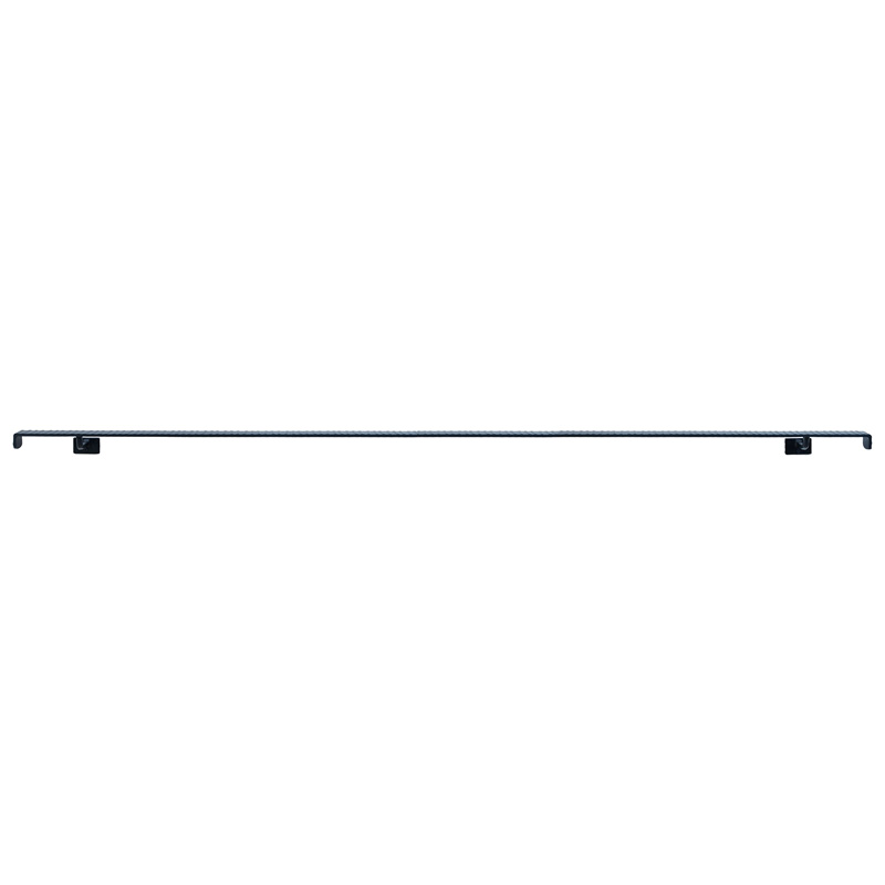 手すり アイアン 横型 180センチ 階段 玄関 おしゃれ 廊下 アイアン ブラケット 取り付け 手摺 金具 diy 販売 リフォーム ハンドレール ビス 金属 ポーチ 落下防止 転落防止 バリアフリー 介護 ロートアイアン製 オリジナル製品 ウッディ【KW-1-18】