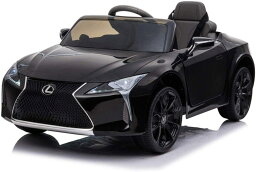 レクサス LC500　（LEXUS）電動乗用カーLC500 電動乗用ラジコンカー 乗用玩具 電動カー (BLACK) 　プレゼントに最適・クリスマス・お年玉に