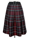 【40%OFF】【M'S GRACY エムズグレイシー】チェック柄BOXフレアスカート
