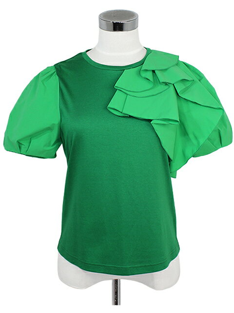 【40%OFF】【M'S GRACY　エムズグレイシー】ボリュームラッフルカットソー...