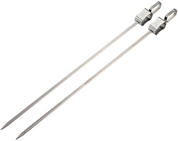 キャプテンスタッグ 【 CAPTAIN STAG 】 アウトドア BBQ スライド スキュア 2本組 アウトドア キャンプ バーベキュー 串 平串