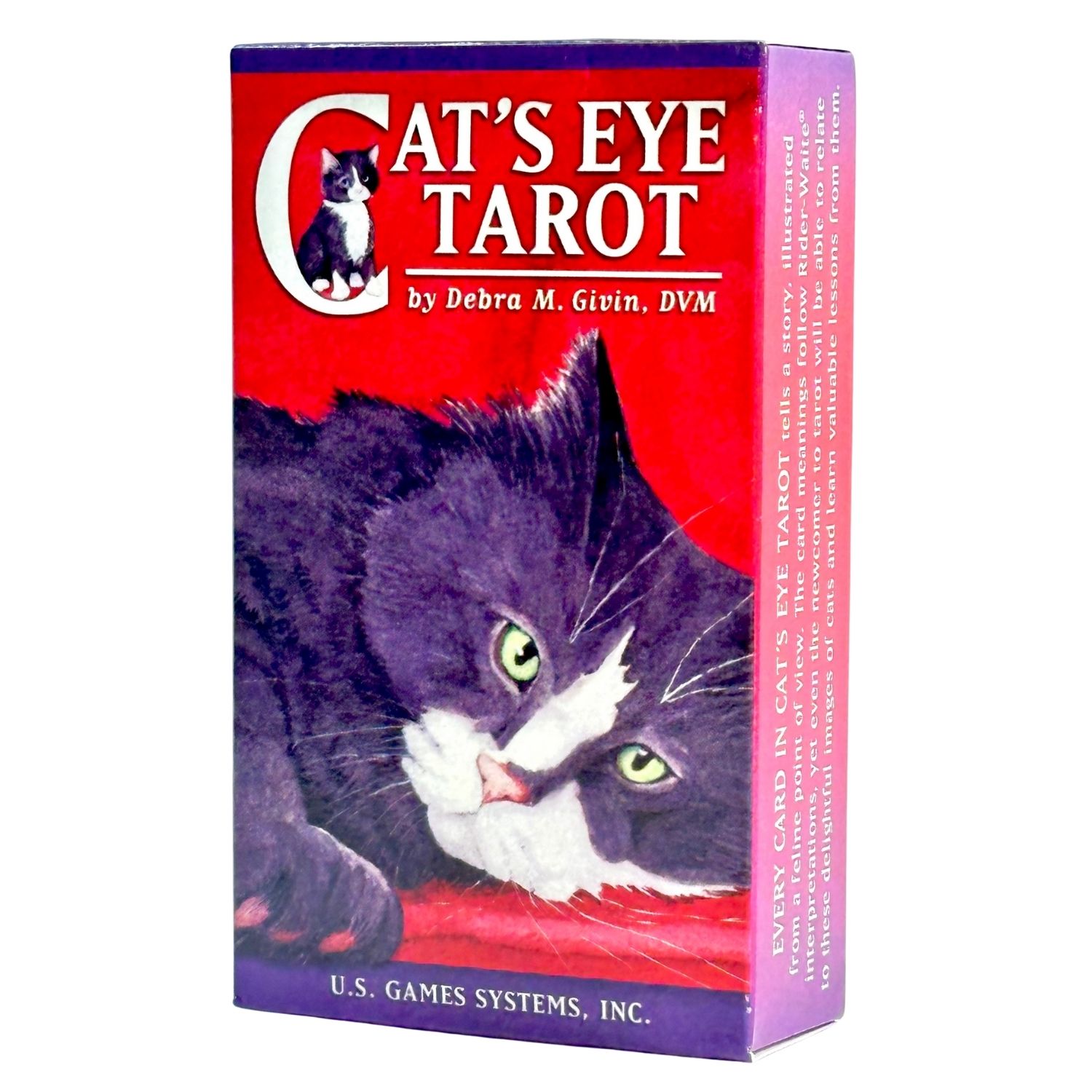 キャッツ・アイ・タロット Cat's Eye Tarot タロットカード 78枚 ウェイト版 タロット占い ネコ 日本語解説書付き 正規品