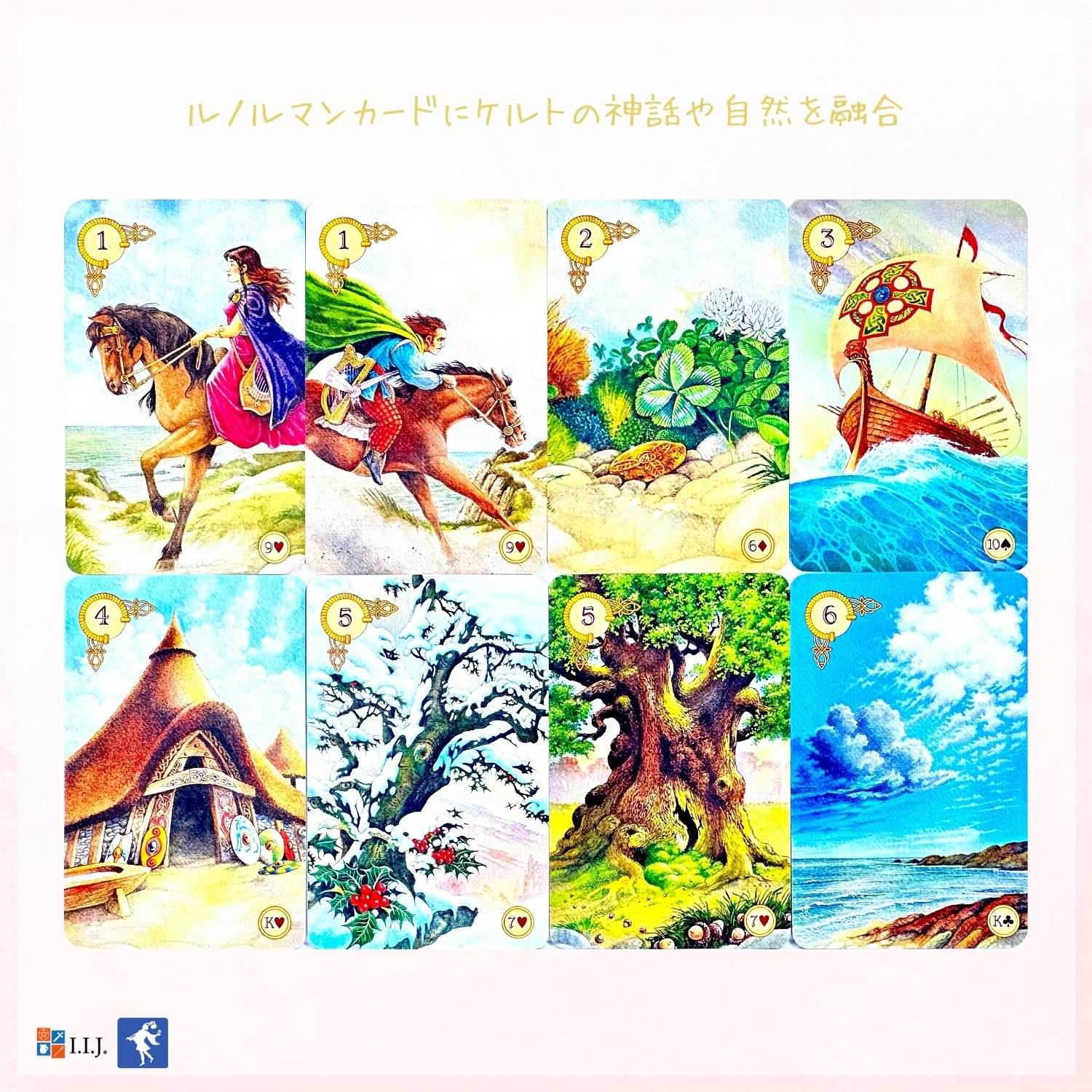 ケルティック・ルノルマン Celtic Lenormand ルノルマン オラクルカード 占い 日本語解説書付き 正規品