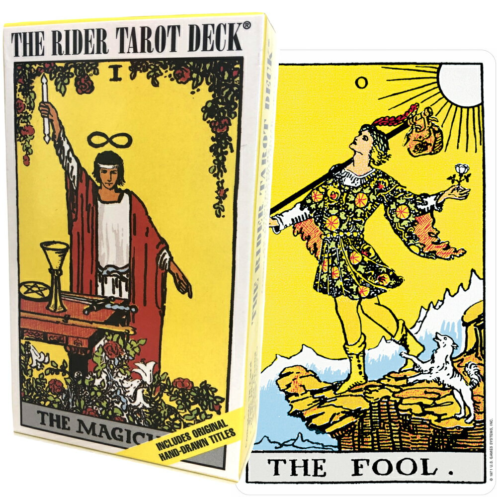 タロットカード 78枚 ライダー版 タロット占い 【 ライダー ウェイト タロット スタンダード Rider-Waite Tarot Deck…