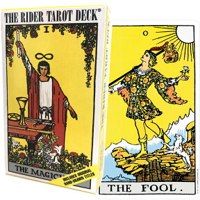 タロットカード 78枚 ライダー版 タロット占い 【 ライダー ウェイト タロット スタンダード Rider-Waite Tarot Deck 】タロット基本解説書付き [正規品]