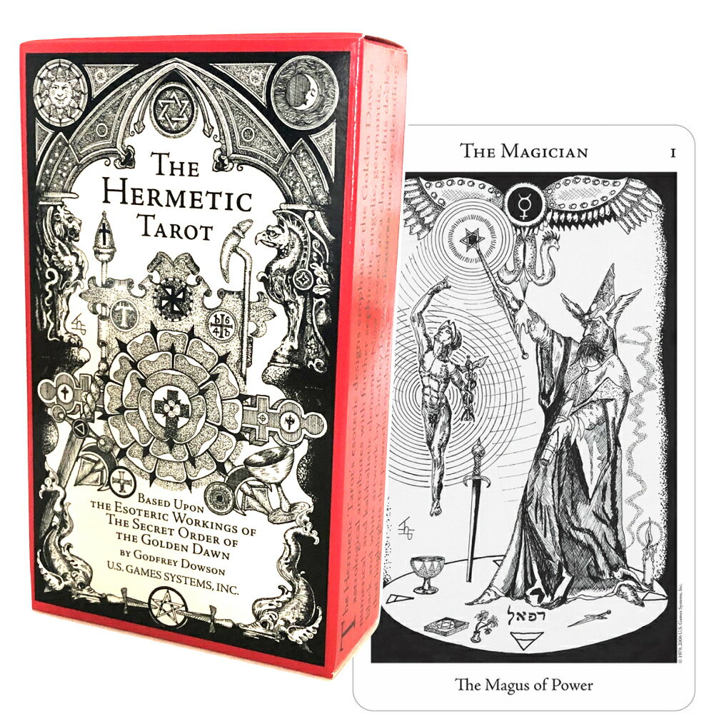 タロットカード 78枚 タロット占い 【 ヘルメティック タロット　The Hermetic Tarot 】日本語解説書付き 送料無料