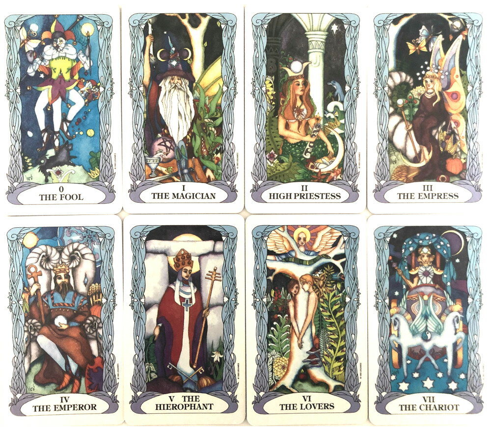 とても可愛いらしくおとぎ話のようなデザインです タロット オブ ムーン 送料無料 ガーデン日本語解説書付き タロットカード 可愛い 送料無料