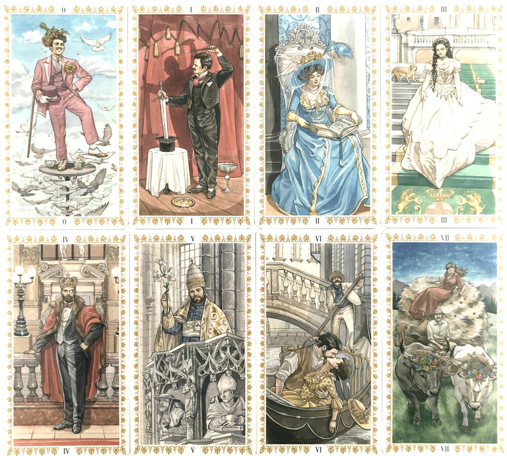 タロットカード 78枚 ウェイト版 タロット占い 【 ロマンティック タロット　Romantic Tarot 】日本語解説書付き　[正規品]　送料無料 2