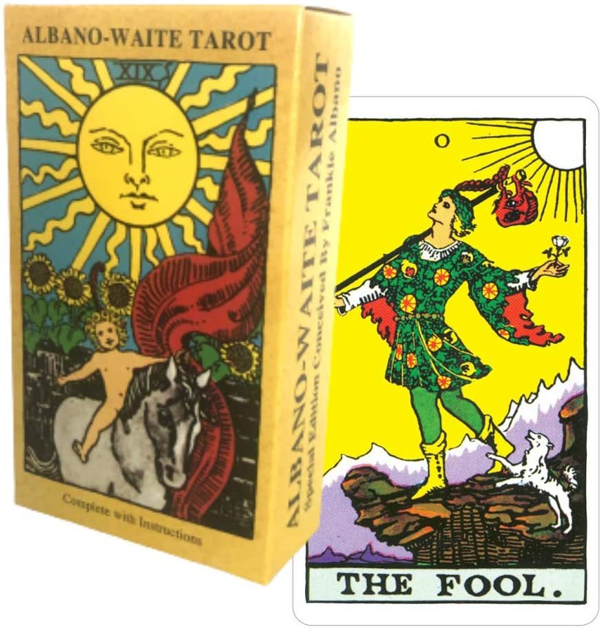 タロットカード 78枚 ウェイト版 タロット占い 【 アルバノ ウェイト タロット Albano-Waite Tarot 】日本語解説書付き 正規品 送料無料