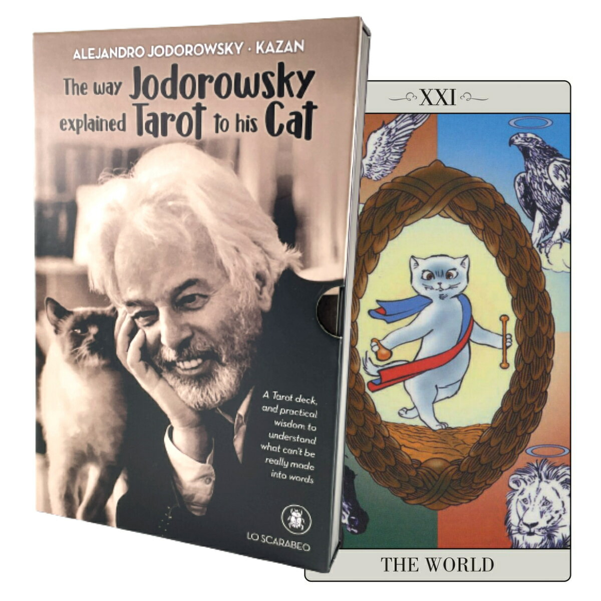 タロットカード マルセイユ版 タロット占い 【 ホドロフスキー エクスプレイン タロット　The Way Jodorowsky Explained Tarot to his Cat 】日本語解説書付き　[正規品]　送料無料