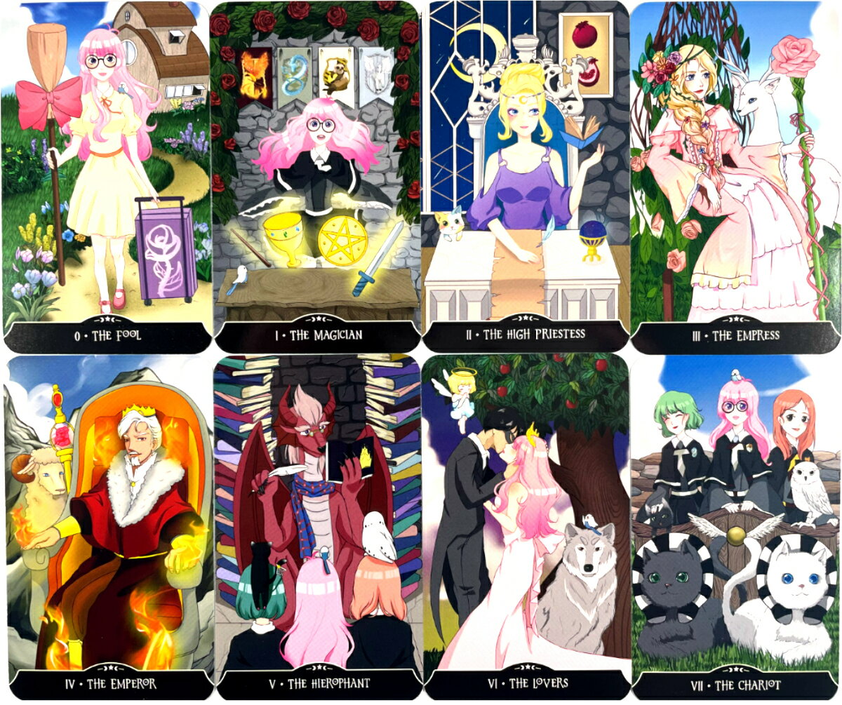 ウィッチリング アカデミー タロット Witchling Academy Tarot タロットカード 78枚 ウェイト版 タロット占い 日本語解説書付き 正規品