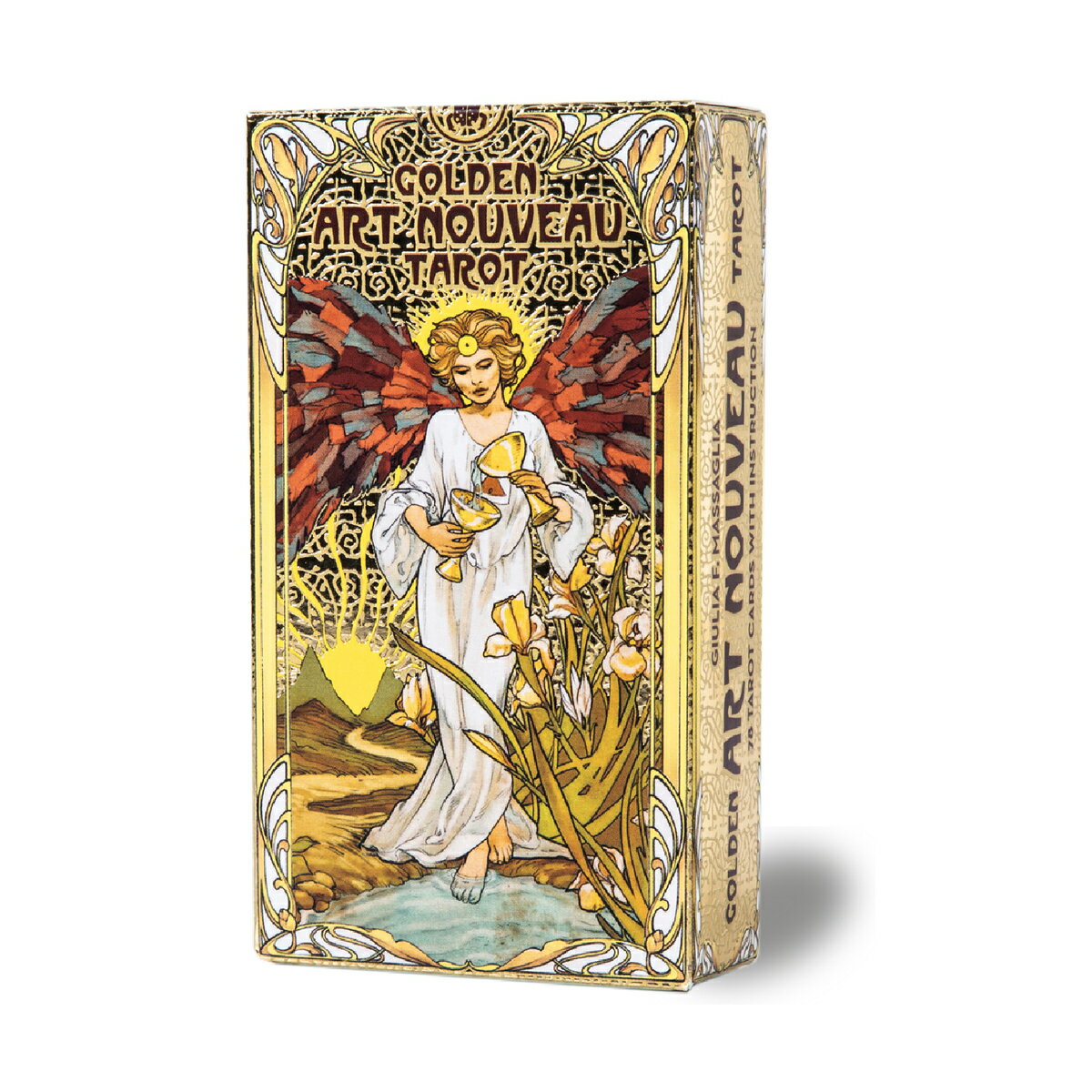 タロットカード 78枚 タロット占い 【ゴールデン アールヌーボー タロット　Golden Art Nouveau Tarot 】日本語解説書付き　[正規品]　送料無料