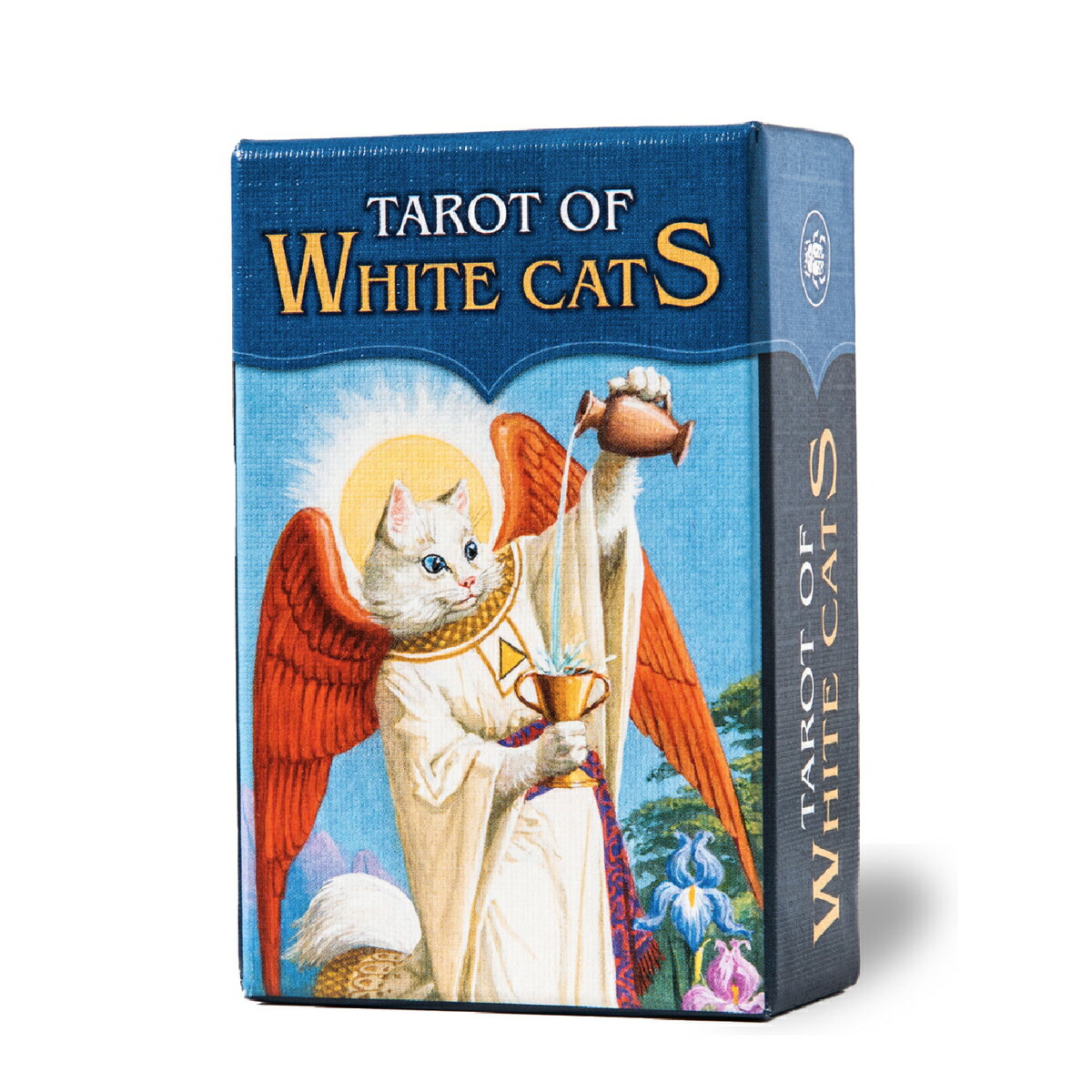 タロットカード 78枚 ウェイト版 ミニチュア タロット占い 【 ホワイトキャッツ・タロット ミニ　Tarot Of White Cats MINI 】日本語解説書付き　[正規品] 送料無料