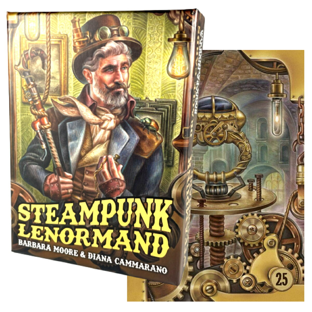 ルノルマン オラクル カード 占い 【 スチームパンク ルノルマン オラクル カード Steampunk Lenormand 】 日本語解説書付き