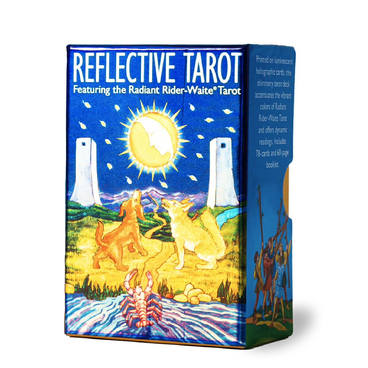 タロットカード 78枚 ウェイト版 タロット占い 【 リフレクティブ タロット　Reflective Tarot Featuring the Radiant Rider-Waite Tarot 】日本語解説書付き　[正規品] 送料無料