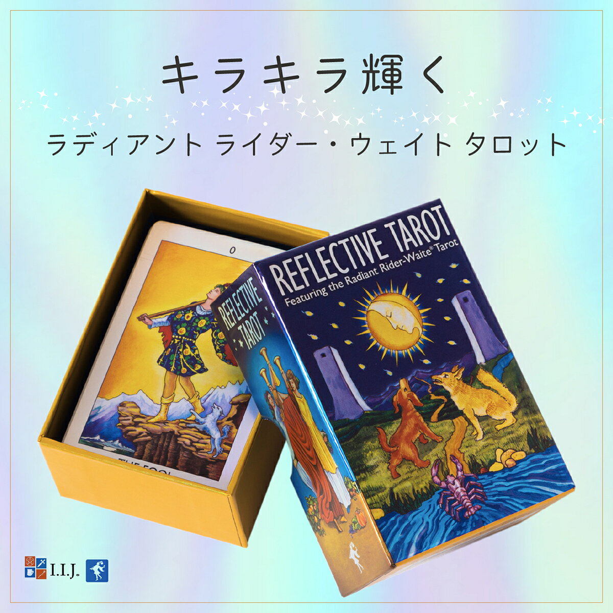 ��ե쥯�ƥ��� �����å� Reflective Tarot Featuring the Radiant Rider-Waite Tarot �����åȥ����� 78�� ���������� ���ܸ������դ� ������