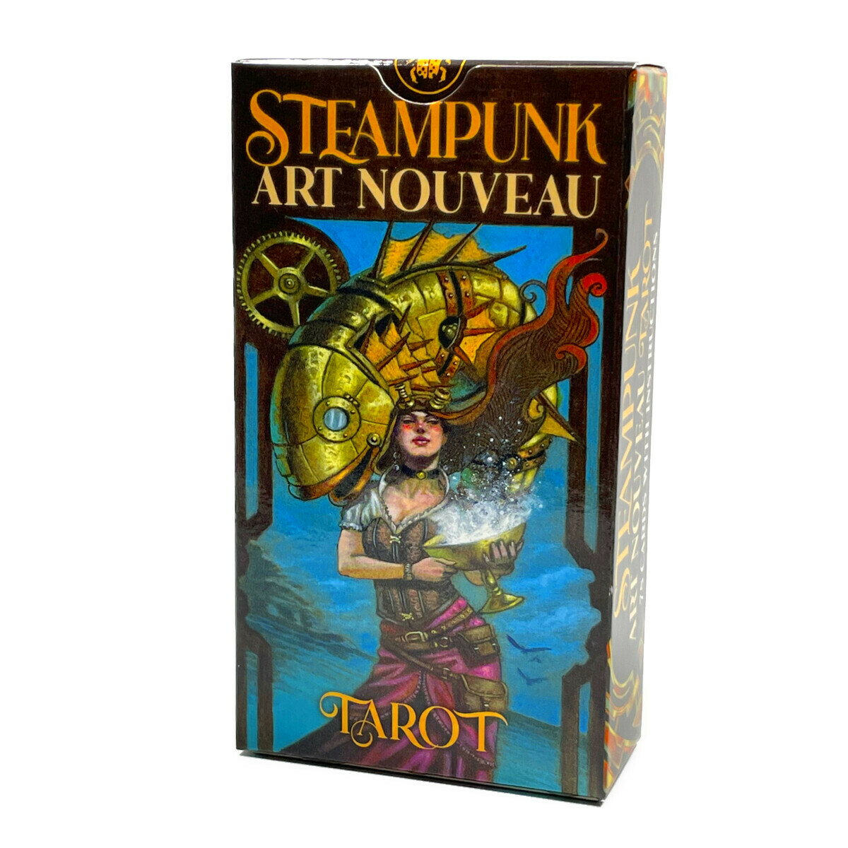 タロットカード 78枚 ウェイト版 タロット占い 【 スチームパンク アールヌーボー タロット　Steampunk Art Nouveau Tarot 】日本語解説書付き　[正規品]