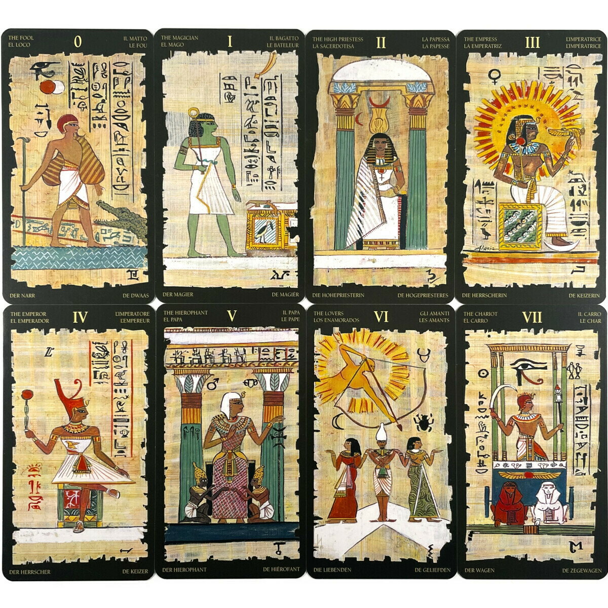 エジプシャン タロット Egyptian Tarot タロットカード 78枚 タロット占い 日本語解説書付き 正規品